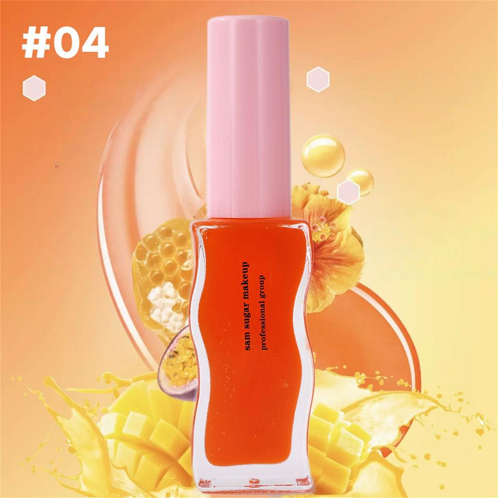 Fruit Honey Moisturizing Temperature Liquid Lipstick Honey Color Long Lasting Moistourizing Lip Makeup Lip Oil 8ml