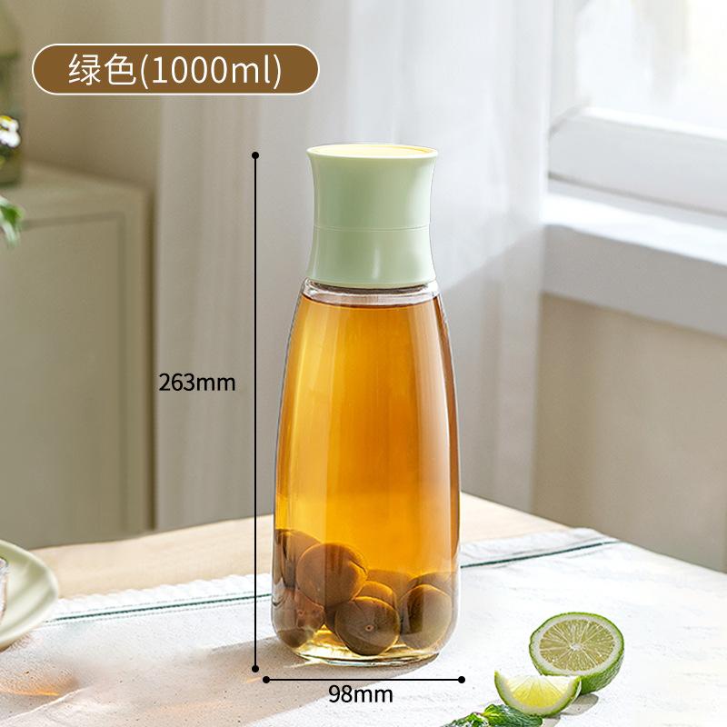 Food-Grade Glass Airtight Jar for Bayberry Wine Home Brewing Storage Bottle Leakproof Container for Pickling Decanting