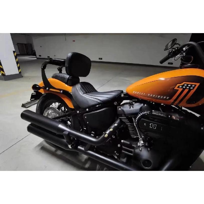 FOR HARLEY Touring Street Glide Softail Fatboy Sportster XL Motorcycle Adjustable Multi-Purpose Driver Passenger Backrest Black
