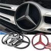 1 шт. ABS Наклейка-эмблема на решетку радиатора автомобиля для Mercedes Benz W204 W205 W210 W211 W212 W213 C E Class GLA GLK ML GLC GLE