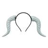 Gothic Devil Horn Headband Imitation Fake Bull Horns Hair Hoop Halloween Dress Up Hair Accessories for Halloween Cosplay Carnival