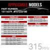 Датчик системы контроля давления в шинах GM Подходит для Chevy Silverado Tahoe Suburban Colorado GMC Sierra, датчик TPMS 315 МГц Заменяет 15114379 15122618 4
