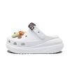 Crush Clog EVA Jinling Chaochuang Sweet and Cute Fresh Casual Hole Shoes Unisex White