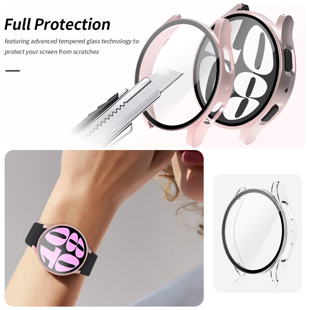 Для Samsung Galaxy Watch Защитный чехол на экран 40 мм Защитная пленка из закаленного стекла Защитный бампер Совместимые аксессуары для Galaxy Watch