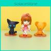 Очаровательные коллекционные ПВХ фигурки Cardcaptor Sakura для украшения торта, с шестью разными дизайнами