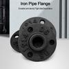Новая Окрашенная Фланец Напольный Черный Промышленный Винтажный стиль Чугунный Фланец для Трубы С Резьбовым Отверстием Трубные Фитинги Дом
