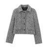 Women's Sequin Textured Long Sleeve Jacket - Autumn & Winter Fashion, European & American Style