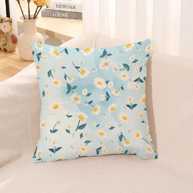 Ретро цветок наволочка офисная подушка автомобиль кровать комплект подарок домашний аниме осенний диван