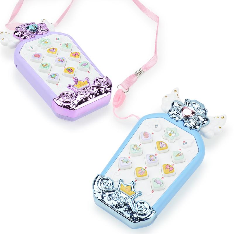 Mobile Phone Toys For Infants And Children, Music Princess Dream Early Education Puzzle Simulation Button Phone Multi-Function