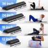 Yes4All Medium Firm Half Foam Roller for Post-Workout Relaxation, 30/45/60/90cm PE Foam Roll for Back Massage and Yoga Exercises