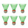 6Pcs Plastic Badminton Ball Sports Badminton Trainer Durable Colorful Badminton Shuttlecocks