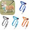 Adjustable Non Stretch Pet Dog Car Restraint Harness With Reliable Fabric And Safe Loop For Back Seat