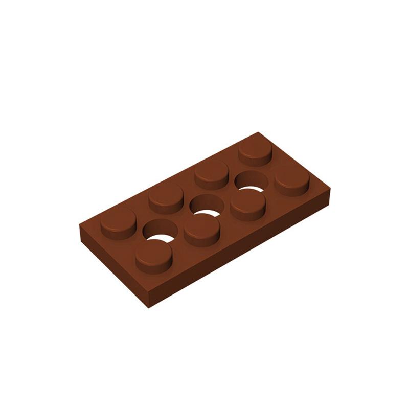 MOC 10 ШТ. Пластина 3709 2x4 С 3 Отверстиями Набор Строительных Блоков Высокотехнологичная Плата Кирпичики Образовательная Частичная Игрушка Подарок Ребенку на День Рождения