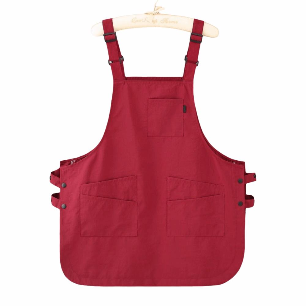 Reversible Workwear Apron Waterproof Cooking Apron Unisex Kitchen Apron Household Use
