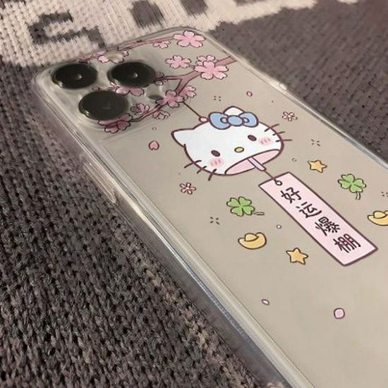 Чехол 'Космическая Ракушка Кот Удачи' - Совместим с Apple 17 Pro Max, 16, 15, 14; Прозрачный и милый дизайн