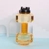 2200/2600mL Water Bottle Dumbbell Shape Outdoor Travel Cup Fashion Drink Bottle  Drinkware