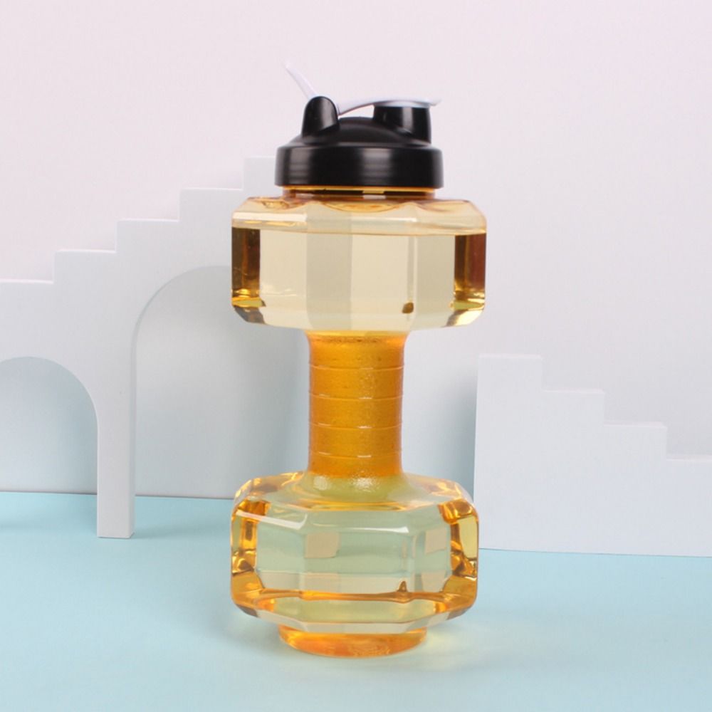 2200/2600mL Water Bottle Dumbbell Shape Outdoor Travel Cup Fashion Drink Bottle Drinkware