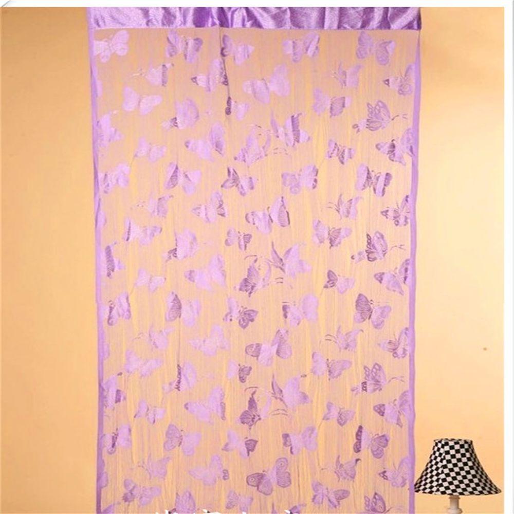 Декоративная кисточка Дверная сетка от мух Экранная панель Подвесные шторки из бусин Штора из нитей с бабочками