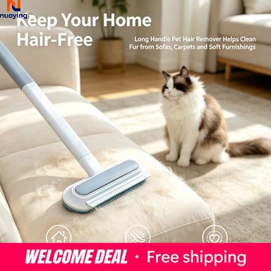 Fabric Pet Hair Remover Brush, Reusable & Washable Multifunctional Cleaning Tool for Sofas, Carpets, Clothes and Bedding