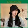 Korean Style Timeless Sun Protection Bucket Hat For Women With Wide Brim Design Vintage