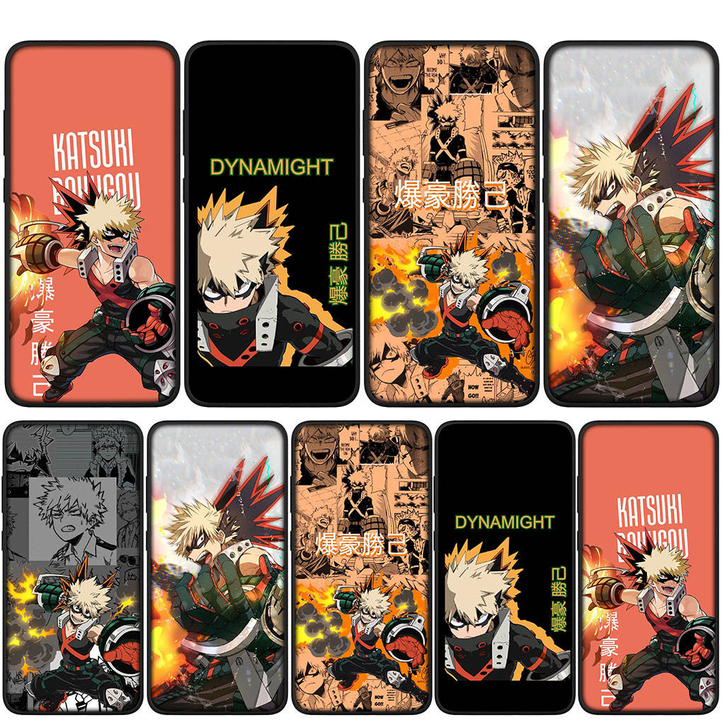 Чехол для iPhone 15 14 Xiaomi Redmi Note 13 12 11 Pro Max X 8 7 9 XR Samsung Galaxy S24 S23 OPPO A15 Huawei Bakugou Katsuki BNHA My Hero Academia Чехол