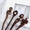Women Sandalwood  Carved  Handmade  Hairpin Chopstick Hair Stick Styling Tools Hair Accessories