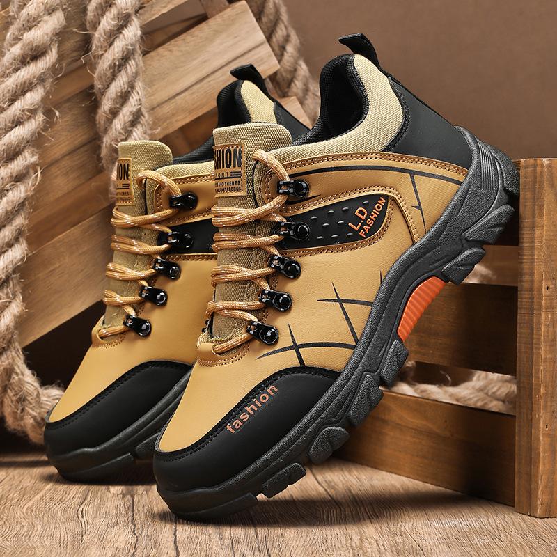 New Cross Border Large-size Men's Shoes Sports Casual Shoes British Style Outdoor Men's Hiking Shoes Trendy Shoes