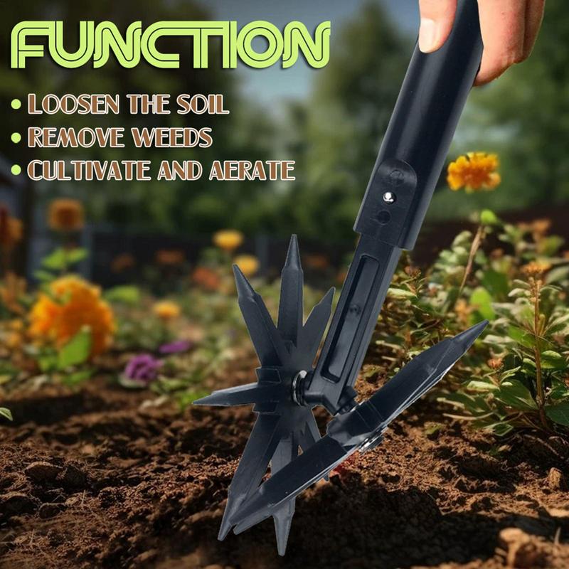 Роторный культиватор, садовый рыхлитель газона, регулируемый садовый роторный культиватор и ручной садовый культиватор, инструмент для вспашки почвы