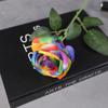 Rainbow Colorful Artificial Roses Flowers Realistic Touch Fake Flowers  Mother's Day