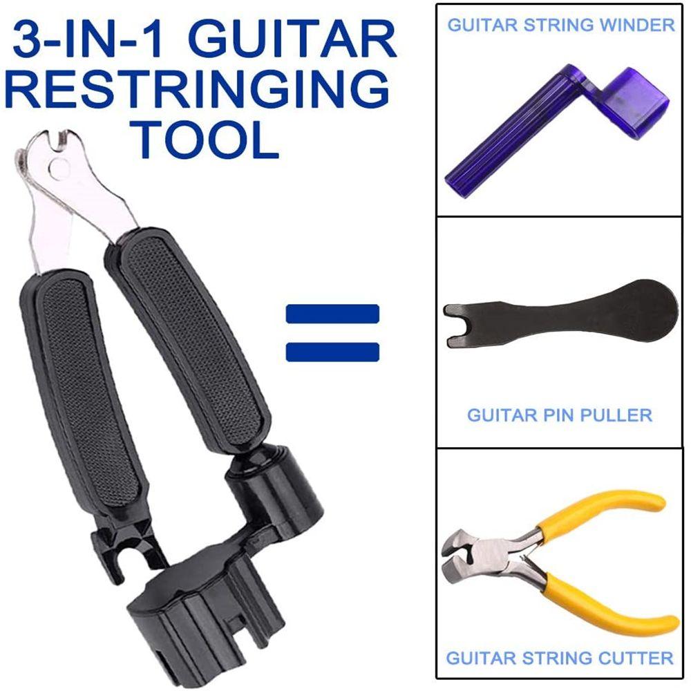 Accessories Instrument Multifunction Cutter Winder Guitar String Changer Pin Puller