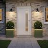 Garden Planter with LED 2 pcs Olive Green 40 x 40 x 40 cm