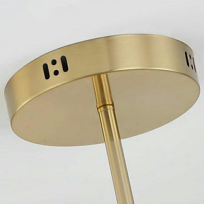 Люстра для гостиной, современный минималистский светильник для спальни, столовой, сетка, красная индивидуальная светодиодная люстра