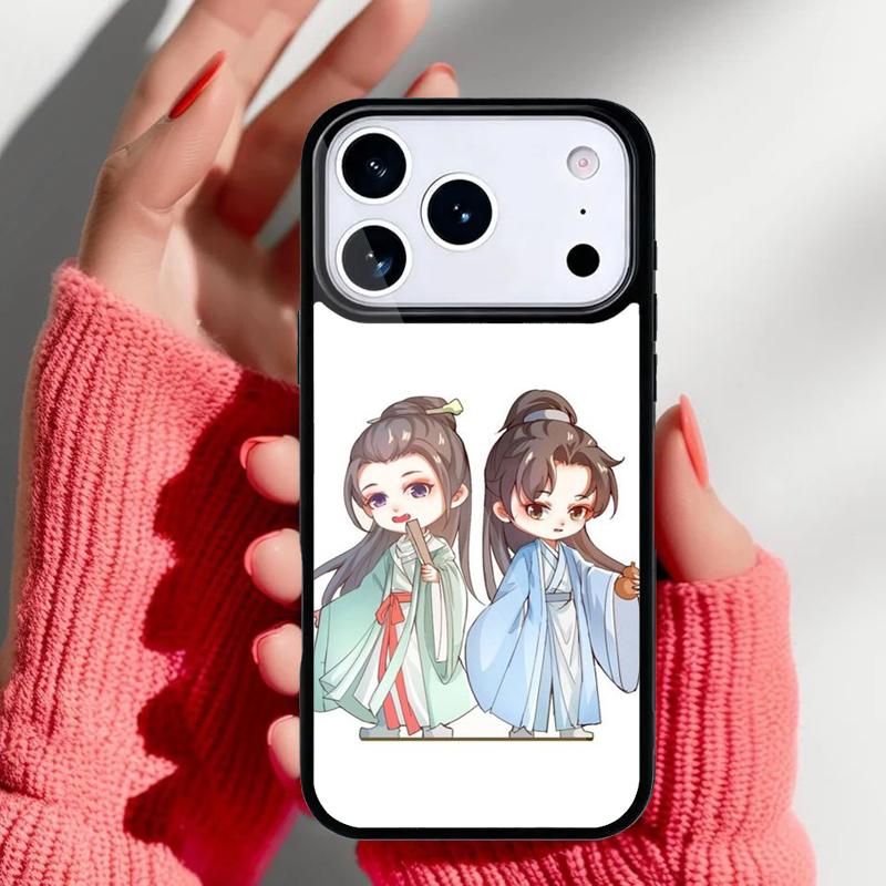 Чехол-бампер Chibi Word Of Honor для iPhone 17 16 15 14 13 Pro Max Задняя крышка для 12 11 Pro Coque