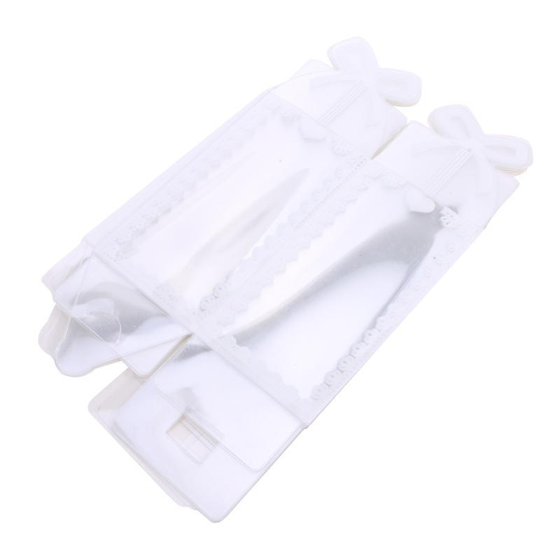 20 шт. складная прозрачная упаковочная коробка из ПВХ для свадебной вечеринки, контейнер для сладких конфет, прямоугольные коробки