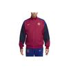 FC Barcelona Strike Logo Retro Sports Stand Collar Color Block Casual Jacket Men Jacket Noble-Red FJ5427-620