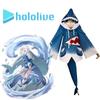 Получите Косплей-костюм Гавр Гура из Hololive Куртка-акула Наряд с хвостом рыбы Ролевая игра