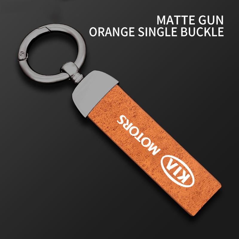 ZEJP2 High-grade Car Keychain Leather Key Ring Gift Chain Jewelry For Kia Sportage Picanto Rio Ceed Optima 3 5 K3 K5 Sorento Accessory