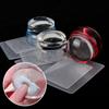 Stamp for French Nails Soft Silicone Nail Stamp with Cap Clear French Molds Tips Stencils Plates Painting Manicure Tools