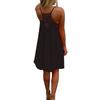 Sexy Women's Summer Casual Sleeveless Strap Backless Beach Dress for Evening Party