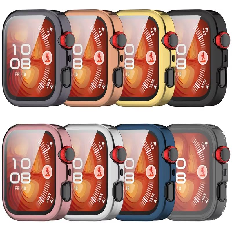 Полное покрытие для Huawei Watch Fit 4 Pro Защитная пленка на экран из ТПУ Чехол Защитная рамка Бампер Оболочка Huawei Watch Fit 4Pro