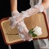 White Mesh Butterfly Long Lace Gloves Bride Wedding Dress Accessories Elegant Thin Sheer Party Decoration Elbow Gloves