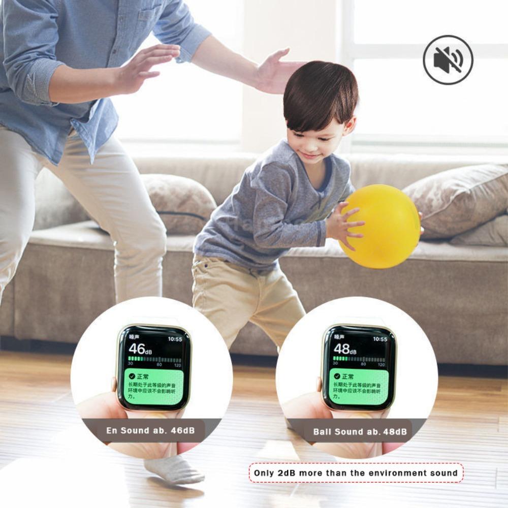 Low Decibel Bouncing Mute Ball 18cm/22cm/24cm Bouncy Balls High Mute Ball  Birthday Gift