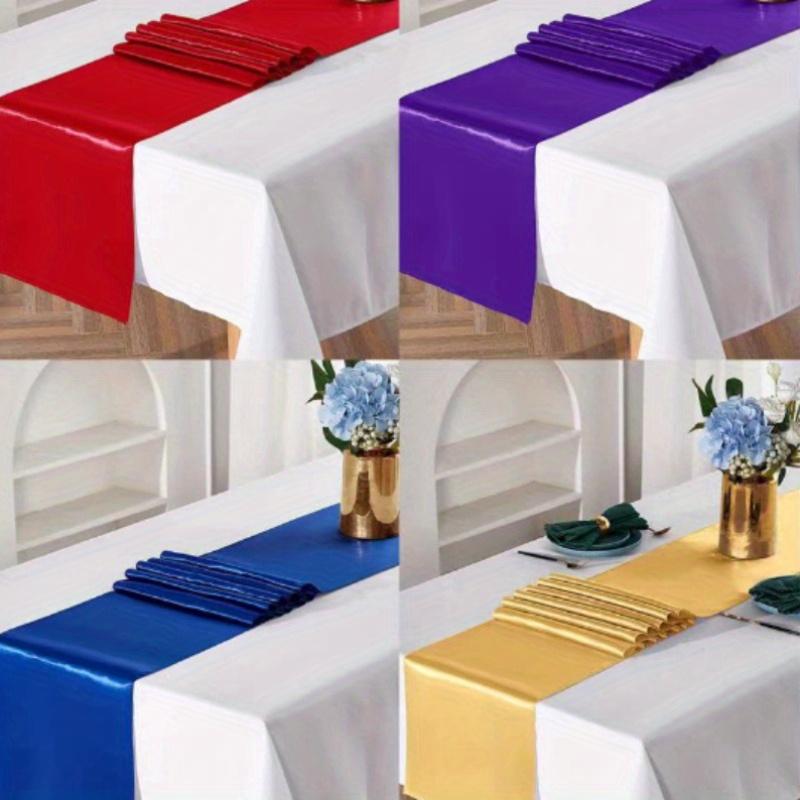 1 Pc Satin Table Runner Wedding Banquet Party Supply Christmas Table Cloth Home Modern Coffee Dining Luxury Table Decoration