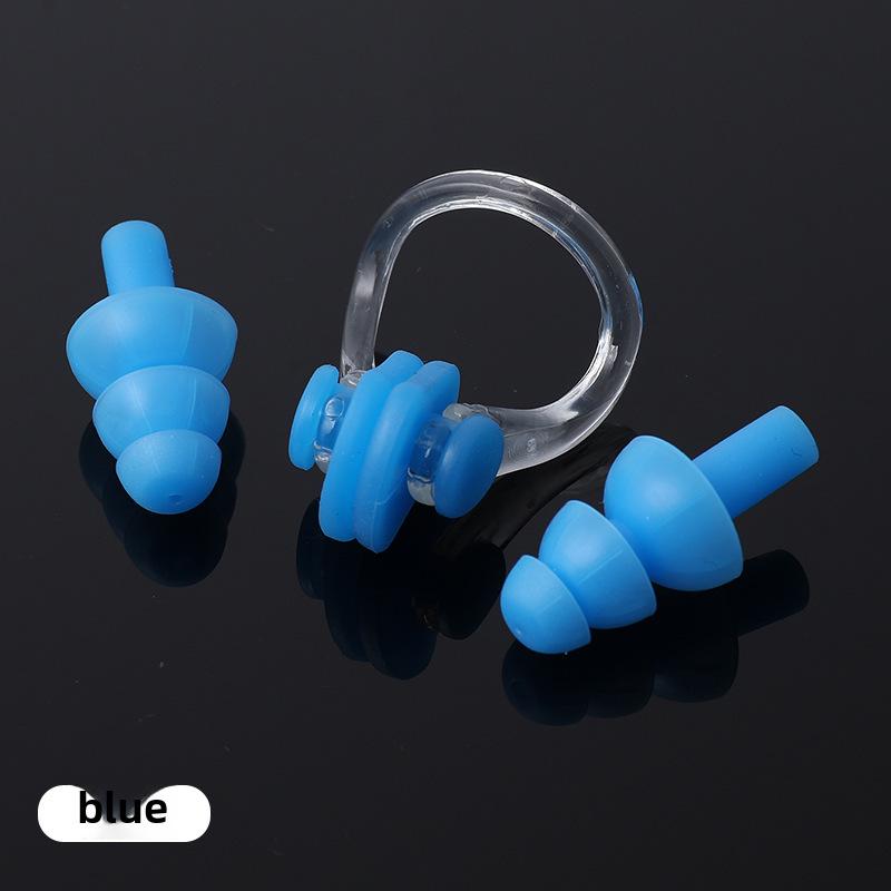 Набор зажимов для носа и берушей для дайвинга для взрослых и детей - профессиональный силиконовый водонепроницаемый купальный костюм