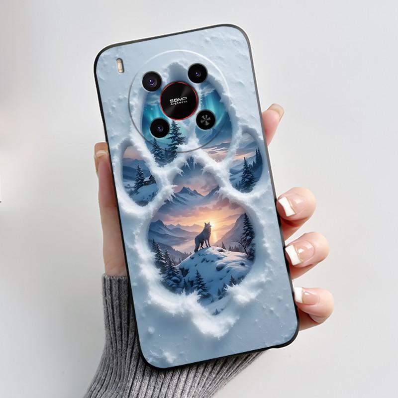 Phone Case For ZTE Blade V70 Max/Nubia V70 Max Soft Silicone Black Case Bright Pattern Pink Sand Beach,Garden Shockproof Shell