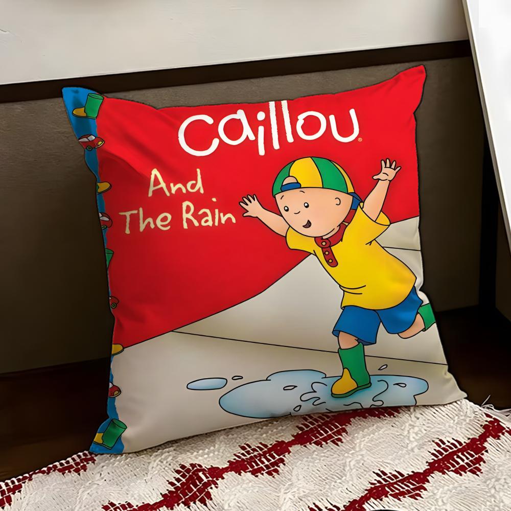 Anime CCaillou Cushion Cover Reversible Soft Durable Pillow Cover Home Car MultiScene Use for Daily Comfort