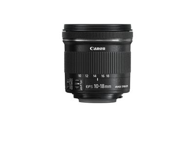 Canon Супер зум-объектив IS STM совместимый широкоугольный EF-S10-18mm F4.5-5.6 APS-C EF-S10-18ISSTM