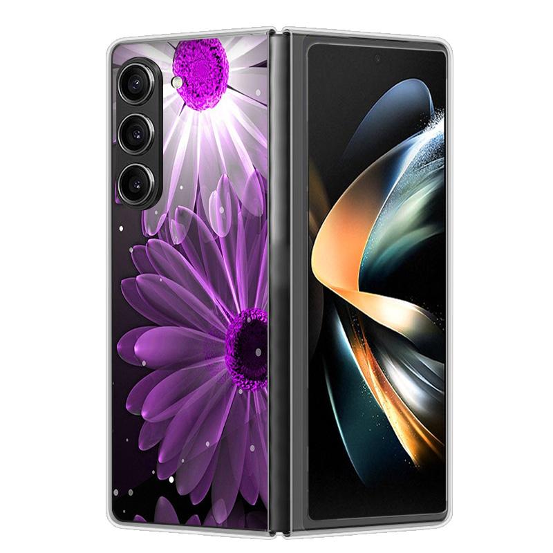 Чехол для Samsung Galaxy Z Fold 6 Чехол Ударопрочный Жесткий Пластик ПК Чехлы для Samsung Z Fold6 Fold 6 5G Fundas Милый Расписной Бампер
