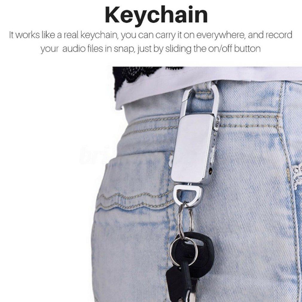 Ручка-брелок-диктофон, цифровой диктофон, 32 ГБ, голосовая активация, запись, USB-флеш-накопитель, аудио-звук, портативный Mp3-плеер