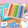 Math Learning Toy With Wooden Multiplication Board For Kids Educational Development